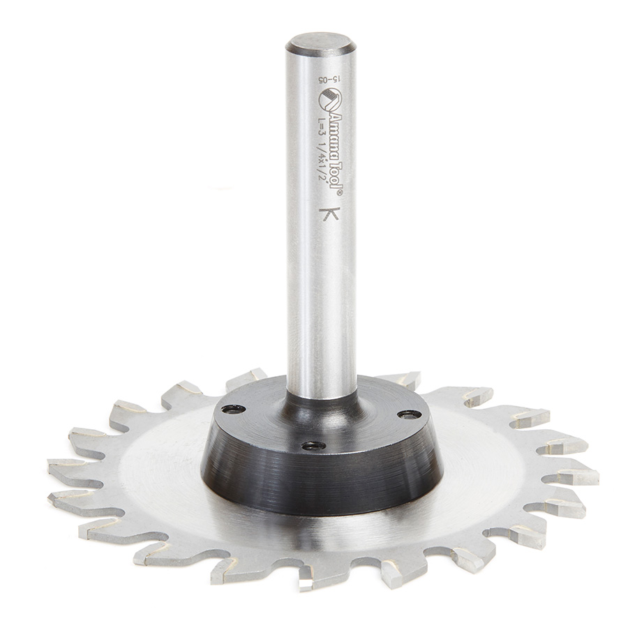 Carbide Tipped Plastic Trim Saw Blade And Arbor Cnc System 4 Inch Dia X 20T Tcg 0 Deg X 1 2 Shank 100 Flash Mounting