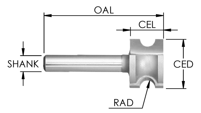BORING POINT ROUNDOVER AND EDGE TRIM (B-745R)